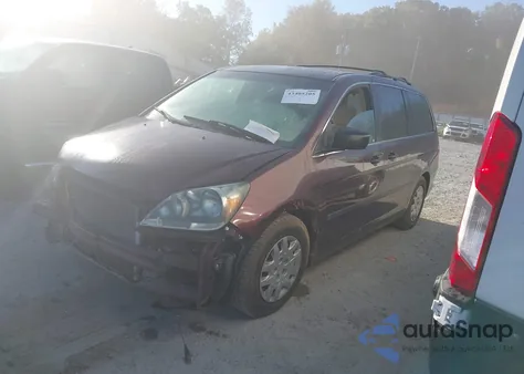 2007 Honda Odyssey Lx z USA, uszkodzony, nr VIN 5FNRL38217B120908